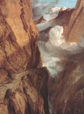Joseph Mallord William Turner The Saint Gotthard Pass (mk10) china oil painting image